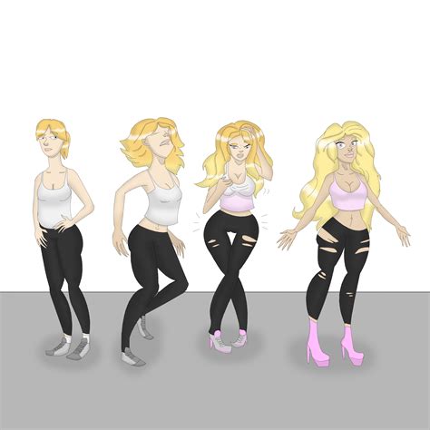 bimbo transformation comics deviantart|bimbo transformation dummies.